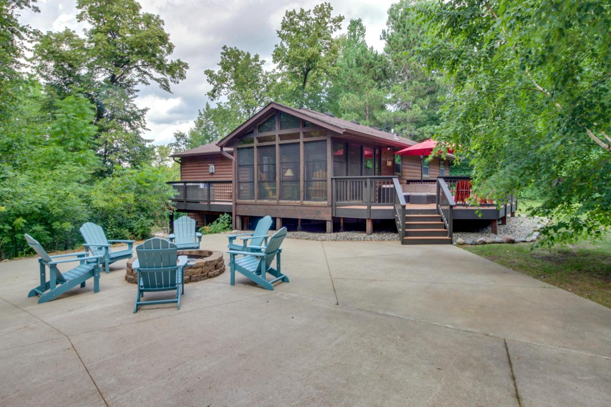 Beautiful Breezy Point Home With Beach And Dock! Pequot Lakes Zewnętrze zdjęcie