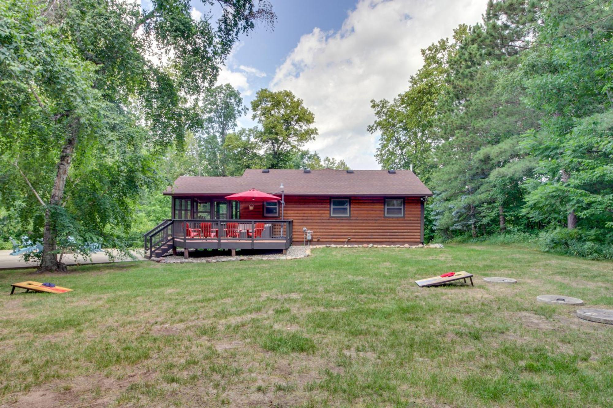 Beautiful Breezy Point Home With Beach And Dock! Pequot Lakes Zewnętrze zdjęcie